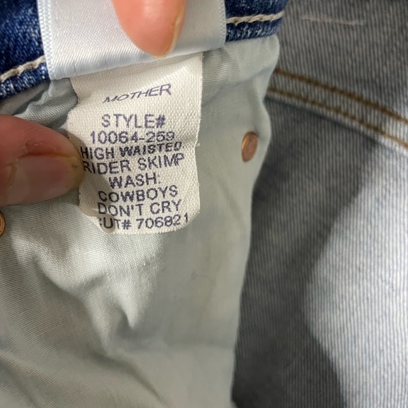 Mother • High Waisted Rider Skimp In Cowboys Don’t Cry - Picture 12 of 12